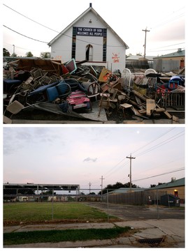 Uraganas „Katrina“ 2005 metais pridarė žalos už 150 mlrd. JAV dolerių.<br>AP nuotr.