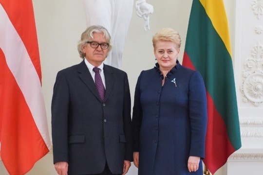 Darbą Lietuvoje pradeda naujas Latvijos ambasadorius