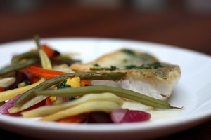 Švelni lietuviška žuvis ir daržovės – tobula vasaros pietums