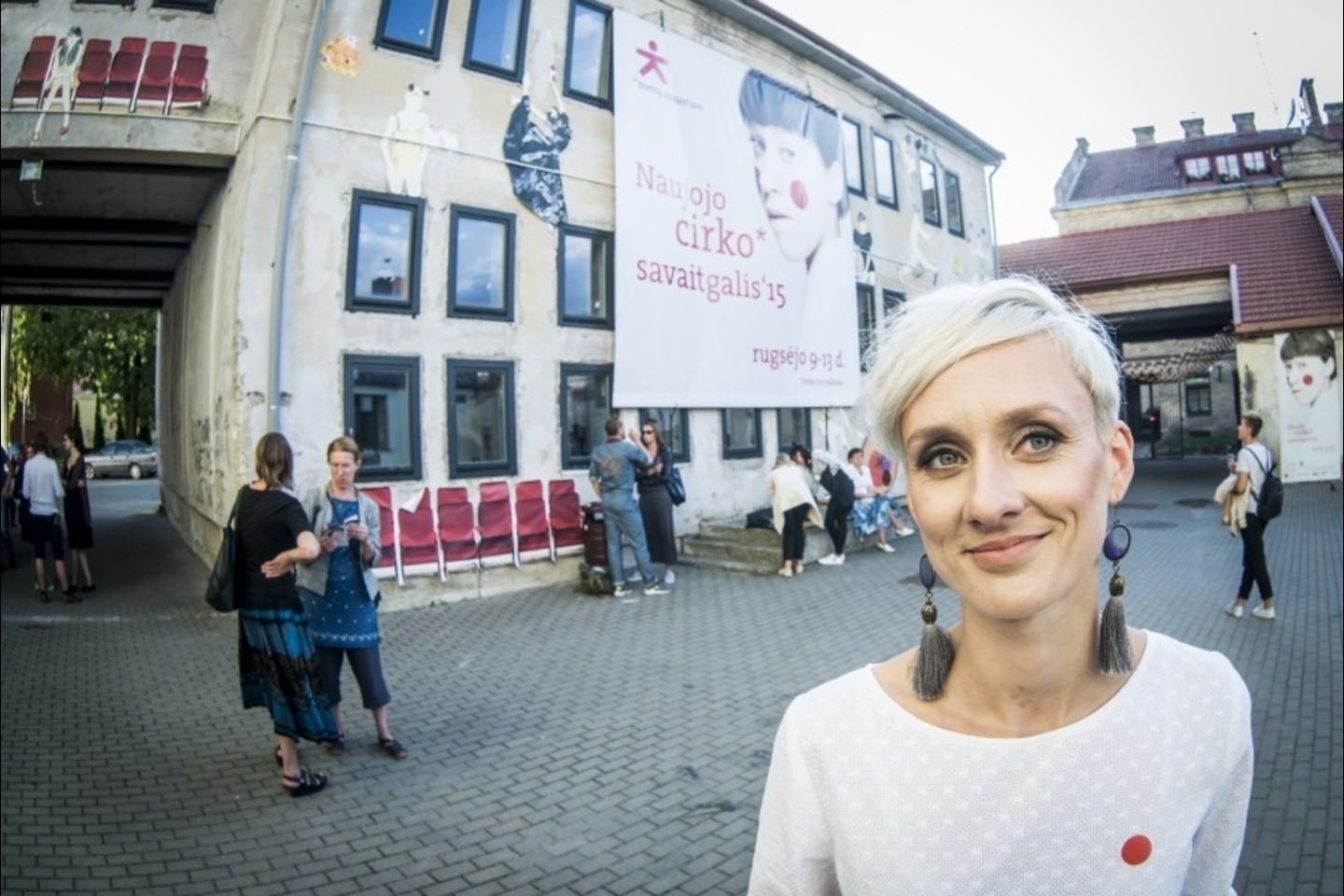 „Naujojo cirko savaitgalio“ siela prodiuserė Gintarė Masteikaitė.<br>D.Matvejevo nuotr.