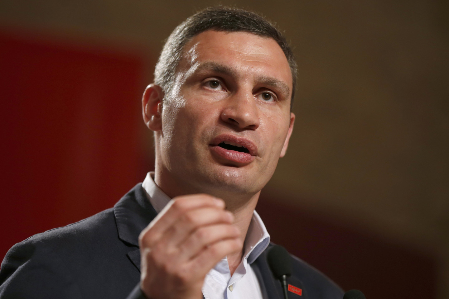 Į politiką patraukęs V.Klyčko bokso neužmiršta.