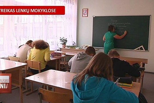 Prasidėjus mokslo metams lenkiškose mokyklose neįprastai tuščia