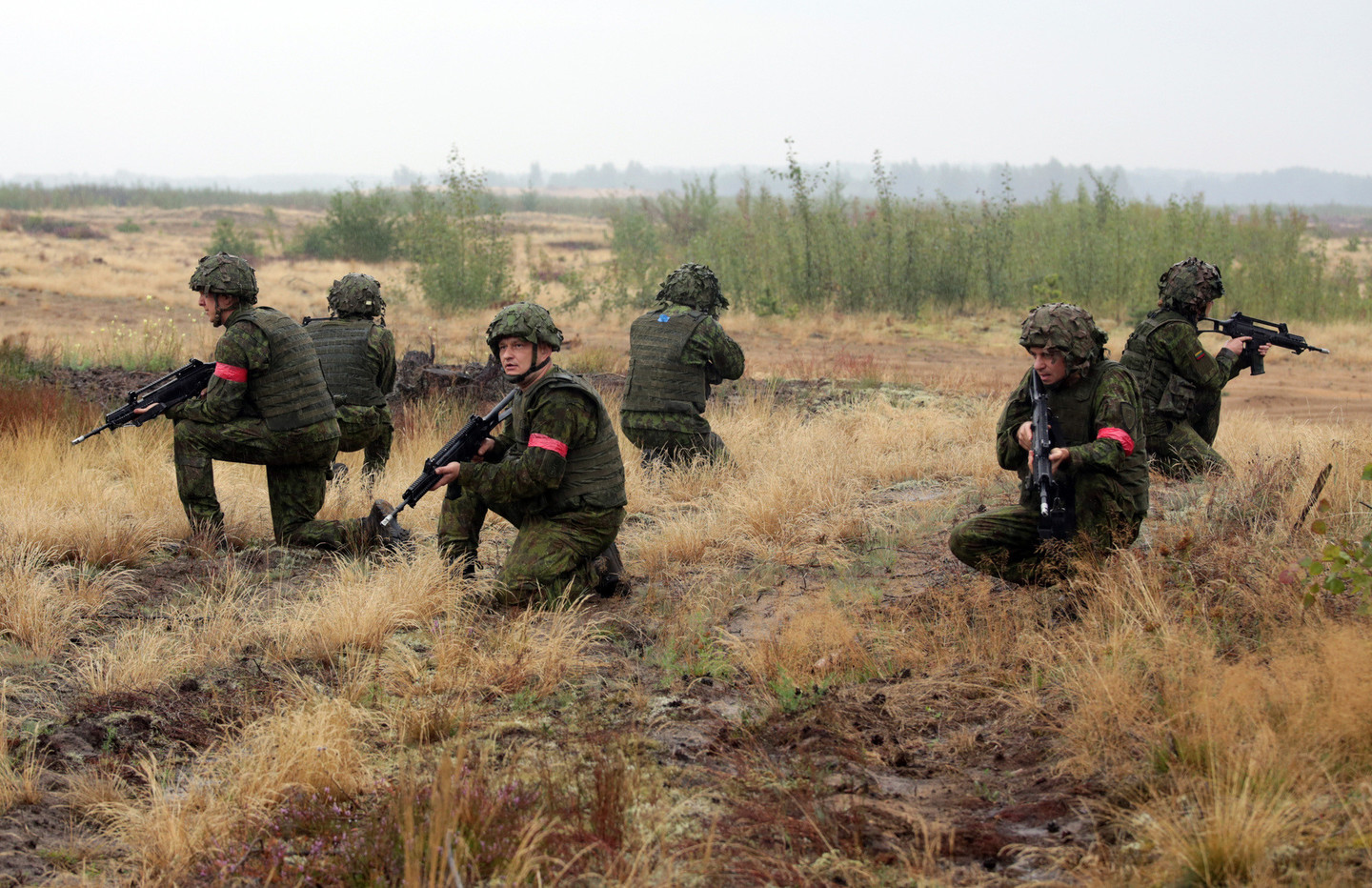 Kariuomenės žvalgų pratybos.<br>P.Mantauto nuotr.