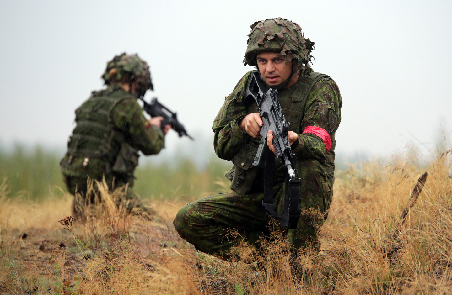 Kariuomenės žvalgų pratybos.<br>P.Mantauto nuotr.