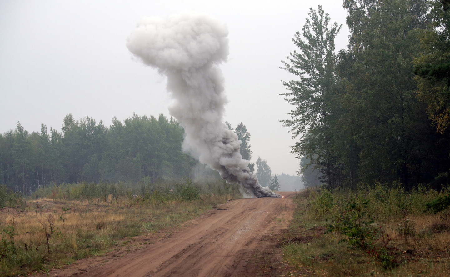 Kariuomenės žvalgų pratybos.<br>P.Mantauto nuotr.