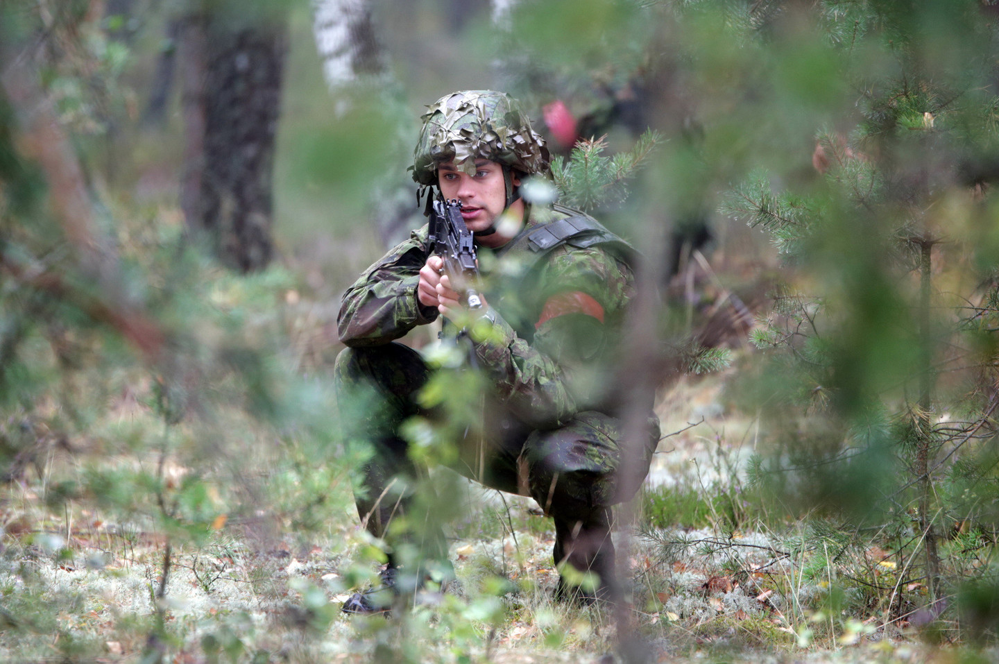 Kariuomenės žvalgų pratybos.<br>P.Mantauto nuotr.