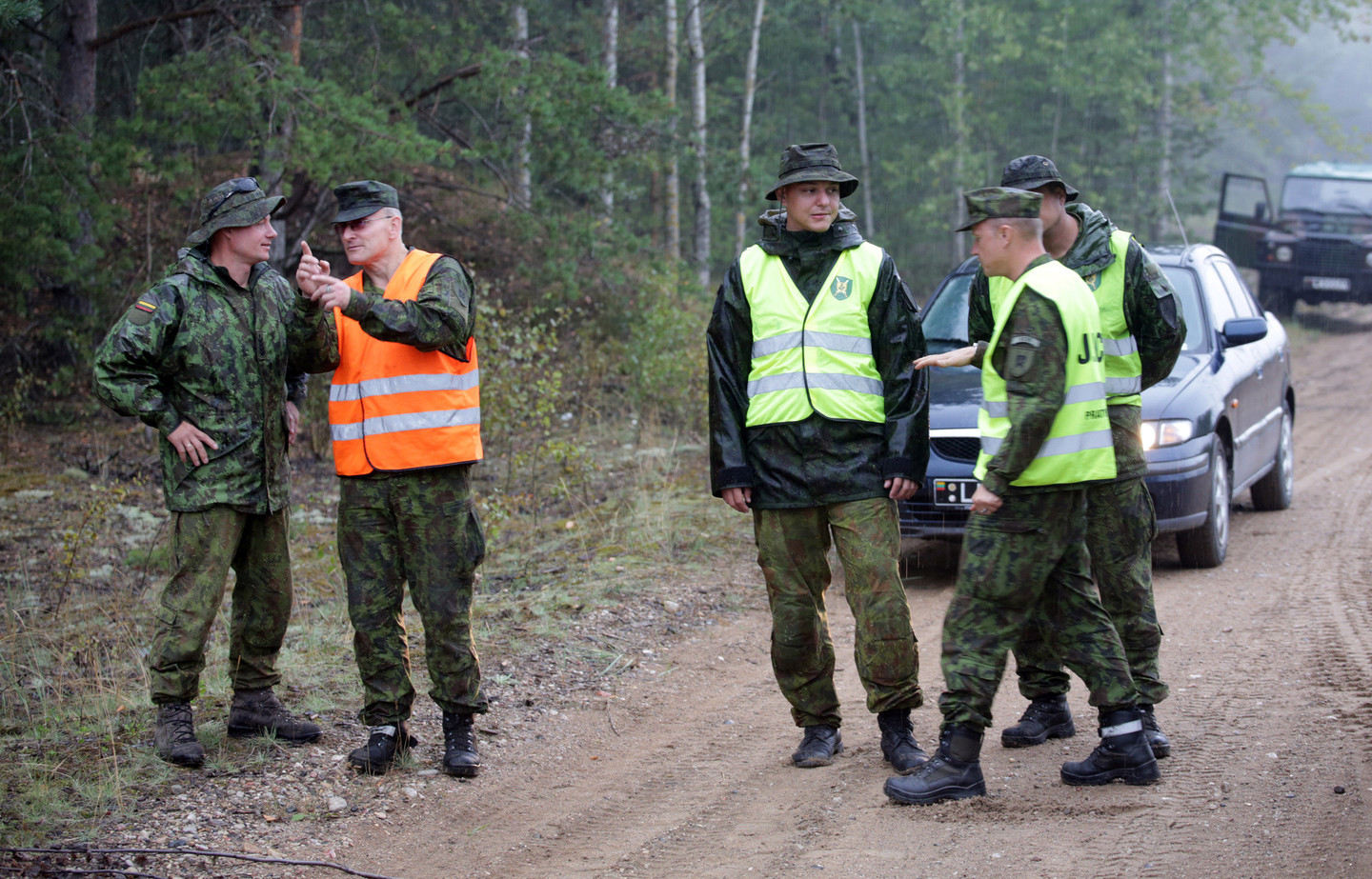 Kariuomenės žvalgų pratybos.<br>P.Mantauto nuotr.