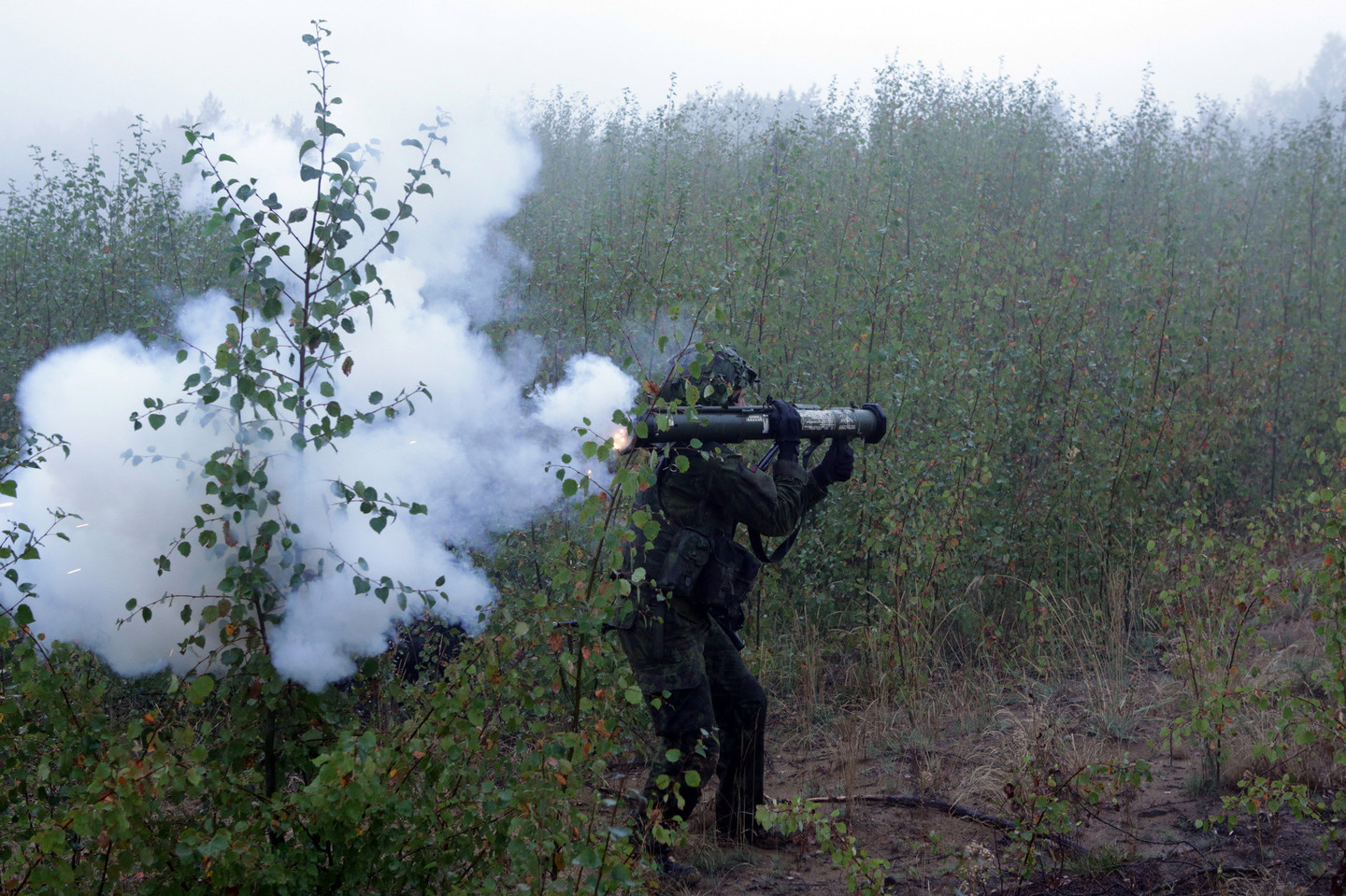 Kariuomenės žvalgų pratybos.<br>P.Mantauto nuotr.