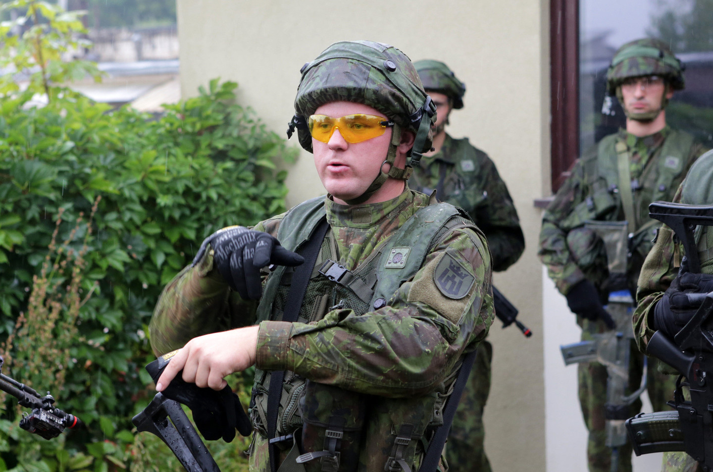 Kariuomenės žvalgų pratybos.<br>P.Mantauto nuotr.