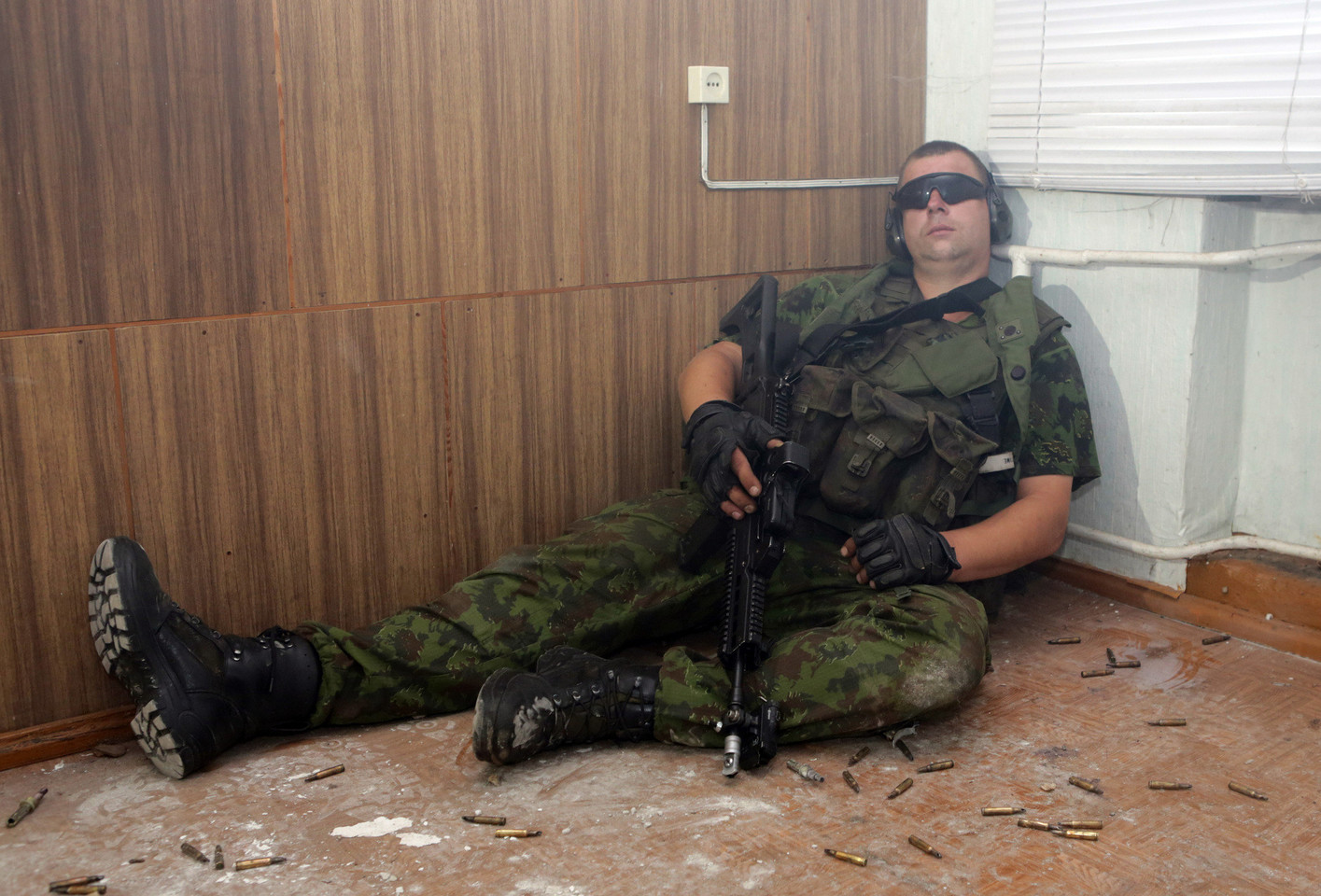 Kariuomenės žvalgų pratybos.<br>P.Mantauto nuotr.