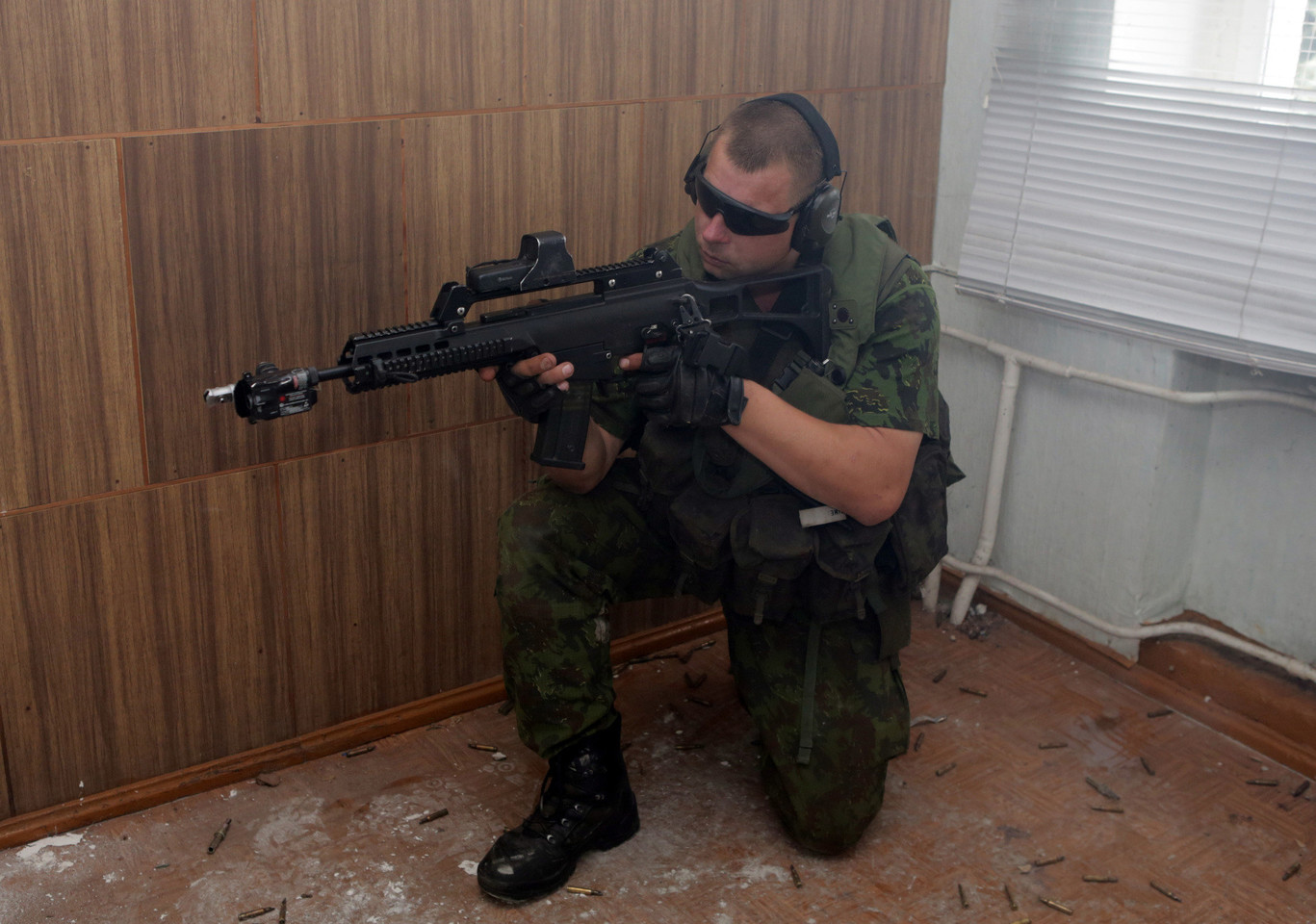 Kariuomenės žvalgų pratybos.<br>P.Mantauto nuotr.