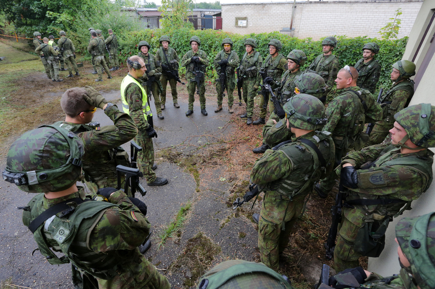 Kariuomenės žvalgų pratybos.<br>P.Mantauto nuotr.