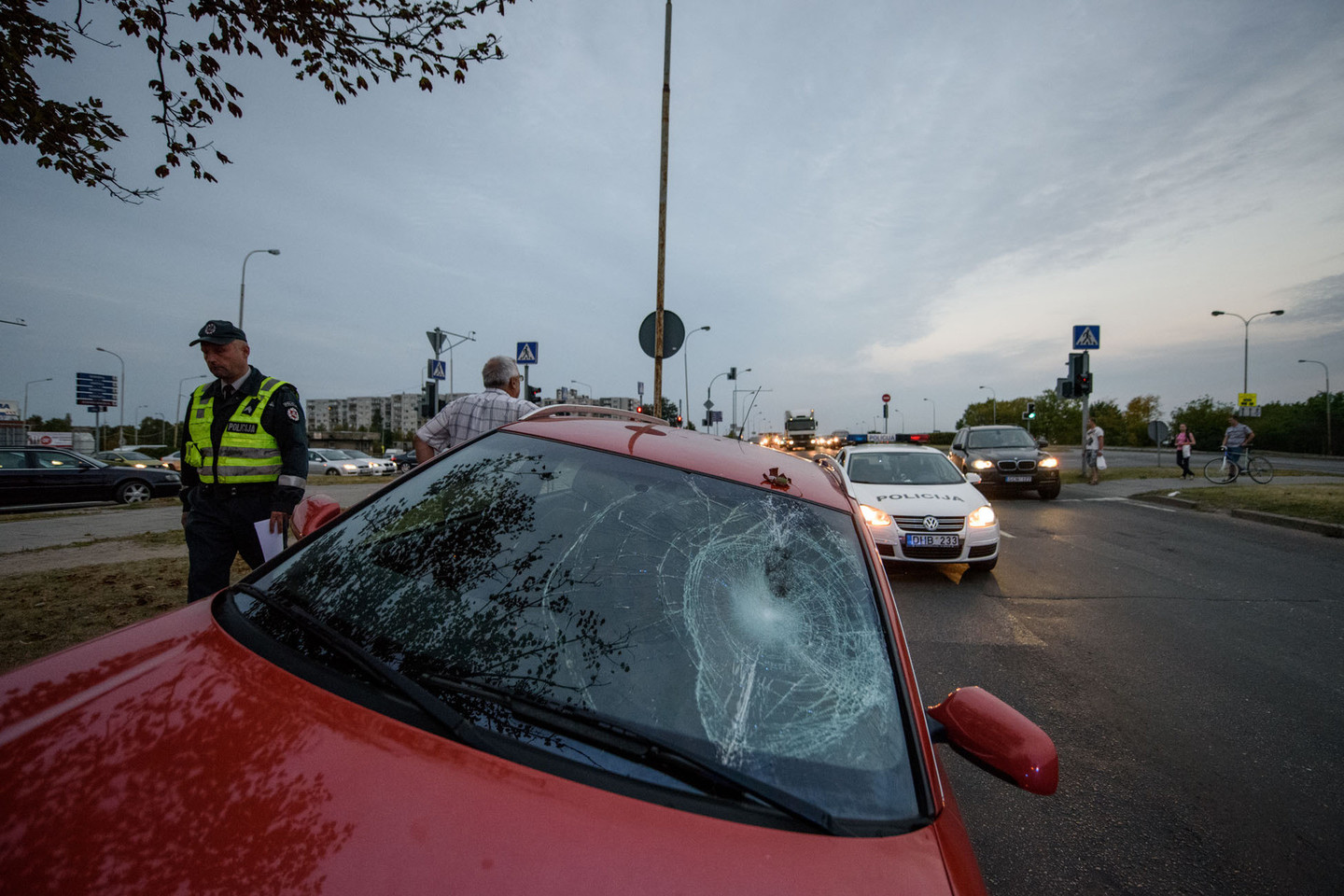 Vilniaus ligoninėje mirė automobilio partrenktas vyras.