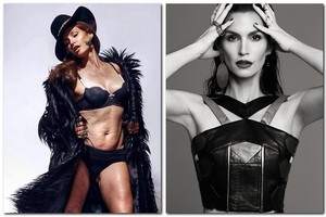 C.Crawford įžeista: jos trūkumus parodanti nuotrauka – klastotė?