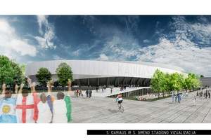 Kaune pristatytas atnaujinto stadiono projektas