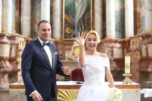 Metų vestuvės: Vilniuje susituokė J.Morkūnas ir I.Kavaliauskaitė