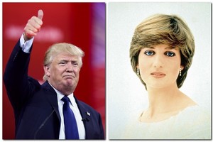 Princesę Dianą šiurpino perdėtas turtuolio D. Trumpo dėmesys