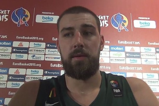 J. Valančiūnas: sprendimą leisti mane į aikštę priėmė treneriai