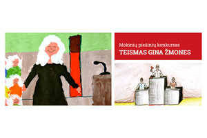 Konkursas – kaip šiemet vaikai nupieš teismą?