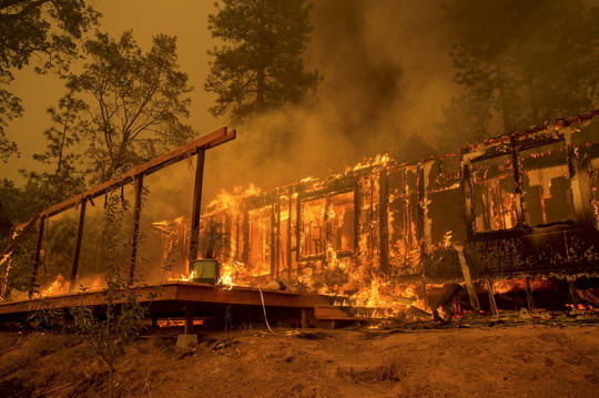 Kalifornijoje miškus niokoja gaisrai.<br>Reuters/Scanpix nuotr.