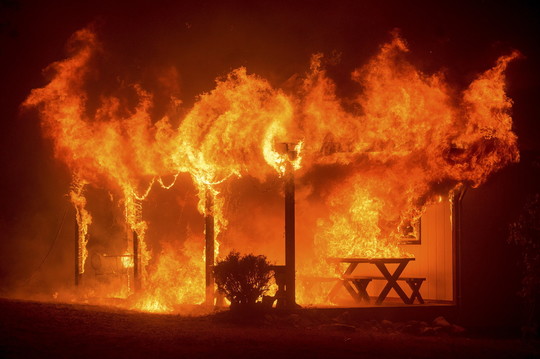 Kalifornijoje miškus niokoja gaisrai.<br>Reuters/Scanpix nuotr.