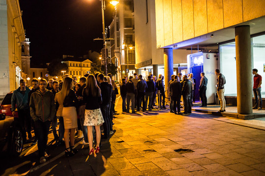 Penktadienio naktį Vilniuje atrodė, kad Ibisa visai čia pat.<br>„Metelica“ nuotr.