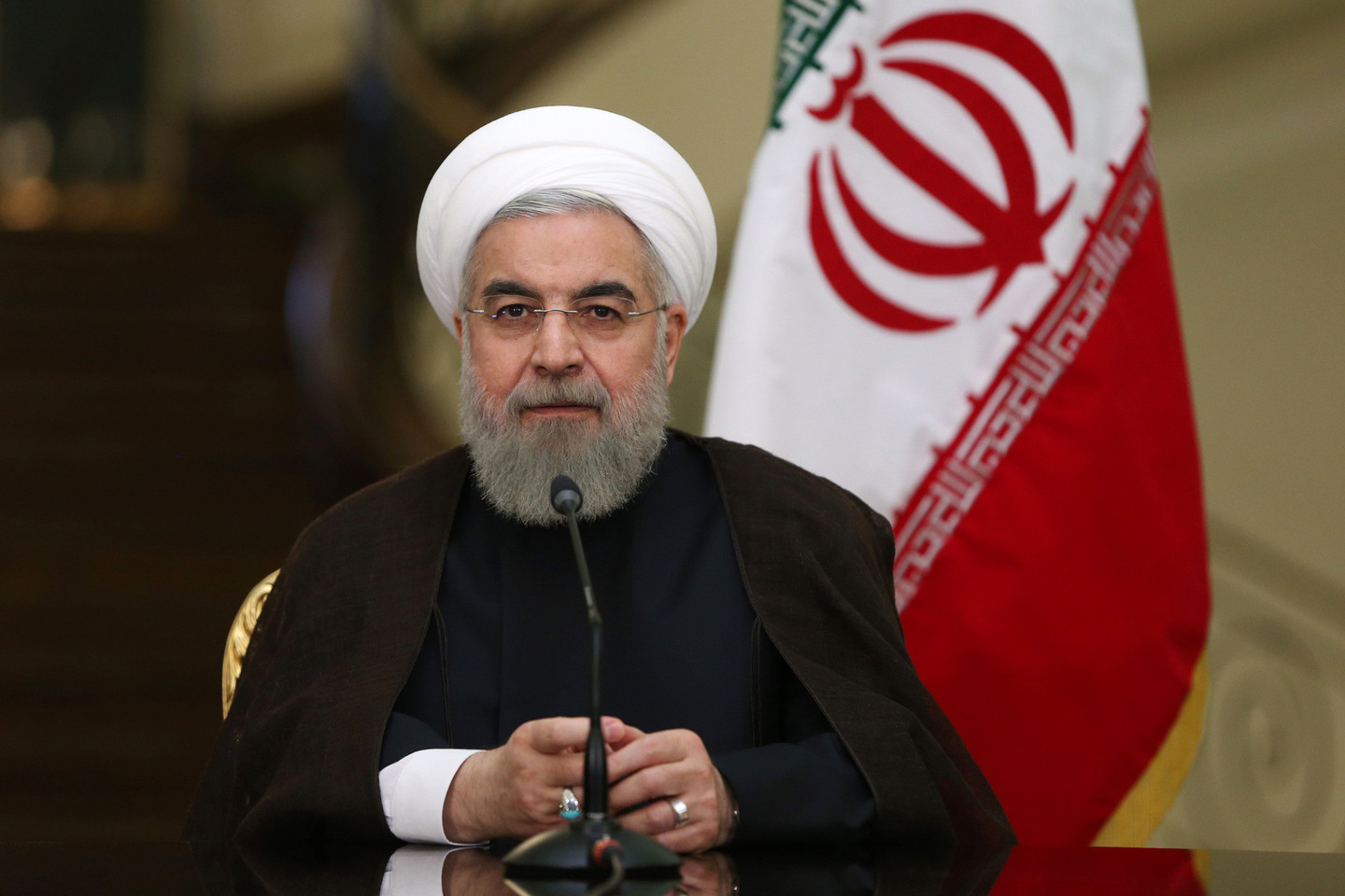 Irano prezidentas Hassanas Rouhani.<br>AP nuotr.