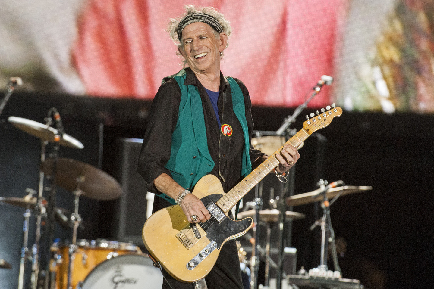 K.Richardsas prasitarė, kad su bendražygiais iš „The Rolling Stones“ vėl ruošiasi žengti į įrašų studiją.<br>AP nuotr.