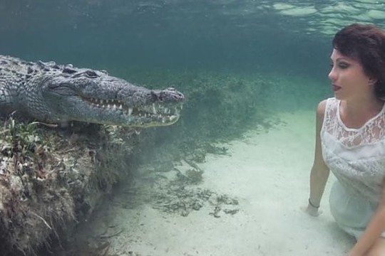 Dėl įspūdingos fotosesijos modelis rizikavo savo gyvybe