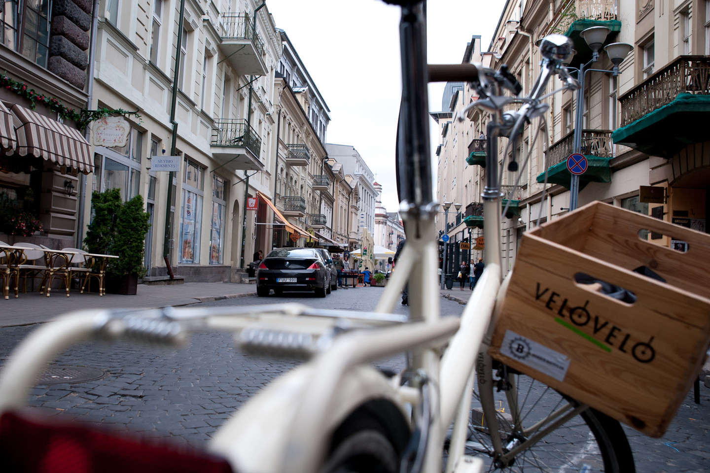 Antradienį sostinės Vilniaus gatvėje buvo minima tarptautinė diena be automobilio.<br>Vlado Ščiavinsko nuotr.