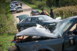 Baisi avarija prie Trakų: du žmonės žuvę, du sužeisti