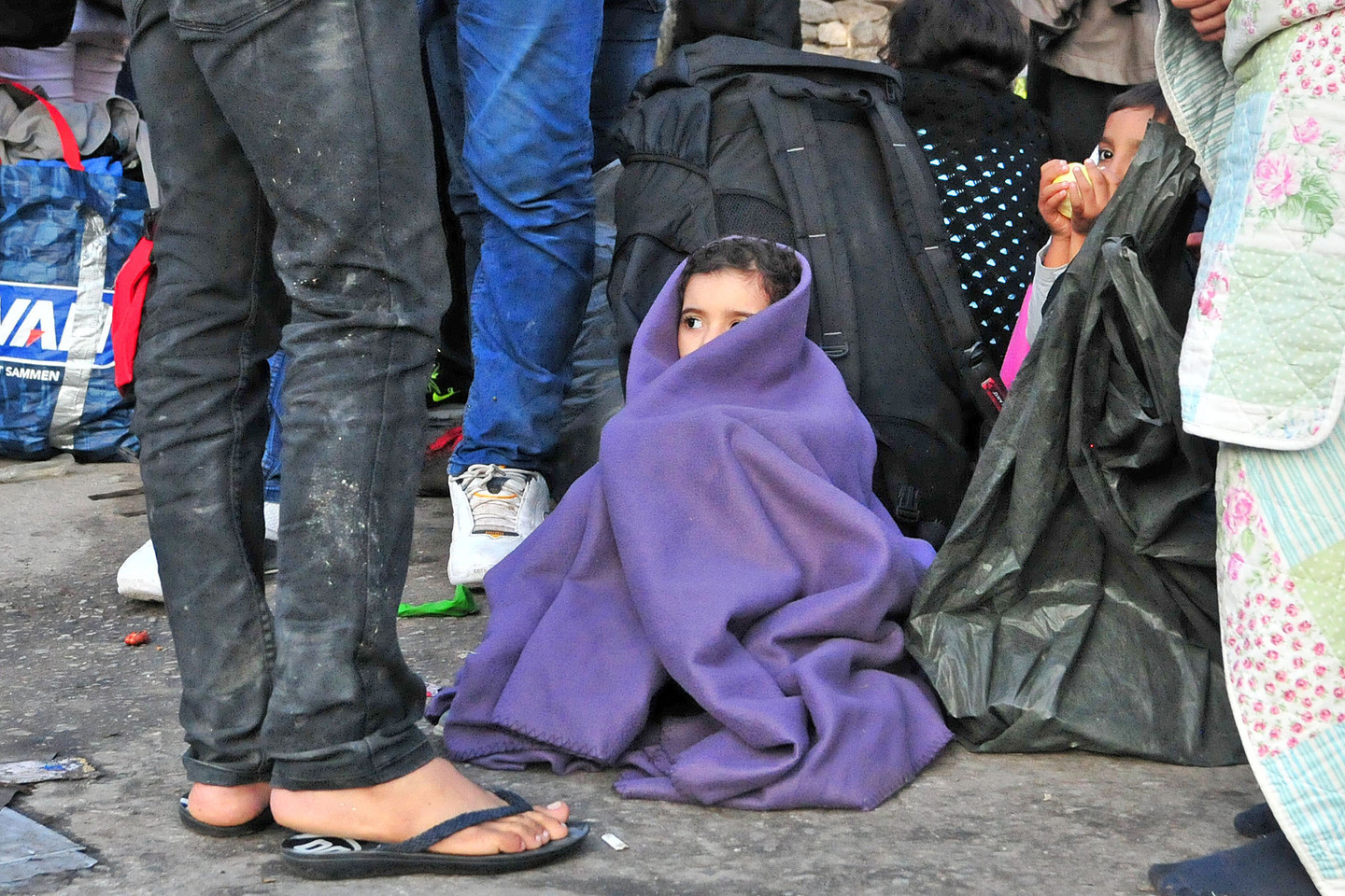 Graikijai priklausančią Lesbo salą kasdien pasiekia tūkstančiai migrantų.<br>A.Vaitkevičiaus nuotr.