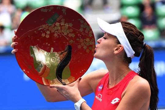 A. Radwanska Japonijoje iškovojo trofėjų ir beveik 200 tūkst.