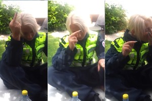 Policijos uniformą vilkėjusi moteris papasakojo, iš kur ją gavo