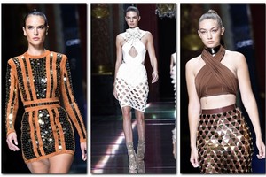 Įspūdingą „Balmain“ kolekciją pristatė mados pasaulio žvaigždės