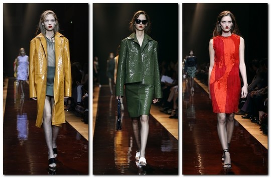„Nina Ricci“ kolekcijos spalvos: geltona, žalia, raudona