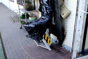 Karmėlavoje susprogdintas bankomatas, vagys dingo su grobiu