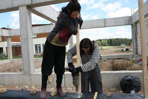 Vilnietei išskirtinį namą padeda statyti feisbuko draugai
