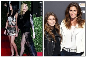 Garsenybių dukros varžosi su motinomis grožiu ir laimėjimais