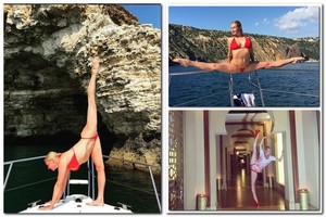 Pasigrožėkite: balerinos A. Voločkovos įspūdingi špagatai