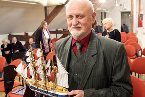 Marinistui Jonui Kantautui gero vėjo linkėjo ir jūrininkai