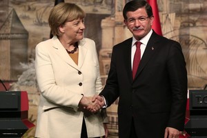Turkijos premjeras po derybų su A.Merkel turėjo kuo pasidžiaugti