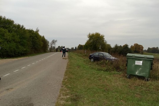 Susidūrus automobiliams Alytaus r. nukentėjo moteris