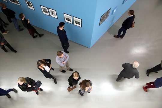 Penktadienį Nacionalinėje dailės galerijoje atidaryta Algimanto Kunčiaus paroda „Vaizdaraščiai“.<br>R.Danisevičiaus nuotr.