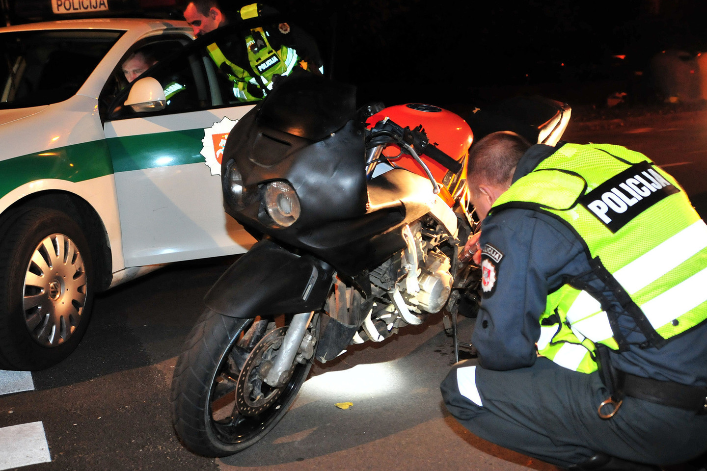Per avariją Šakių r. nukentėjo motociklininkas.