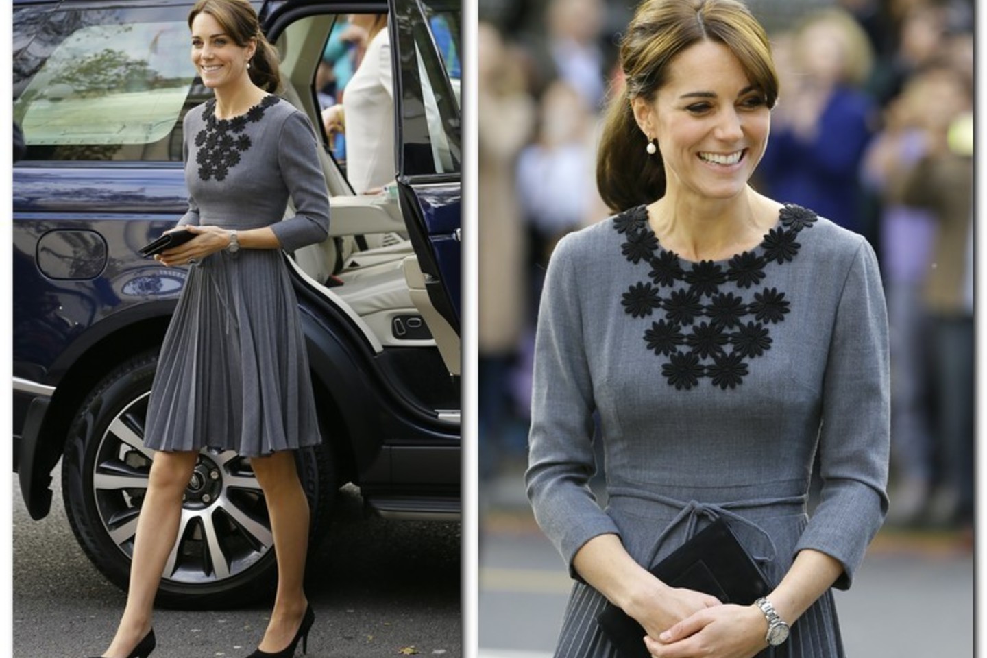 Kembridžo kunigaikštienės Catherine įvaizdis spalio 27 d.<br>AP ir Scanpix nuotr.