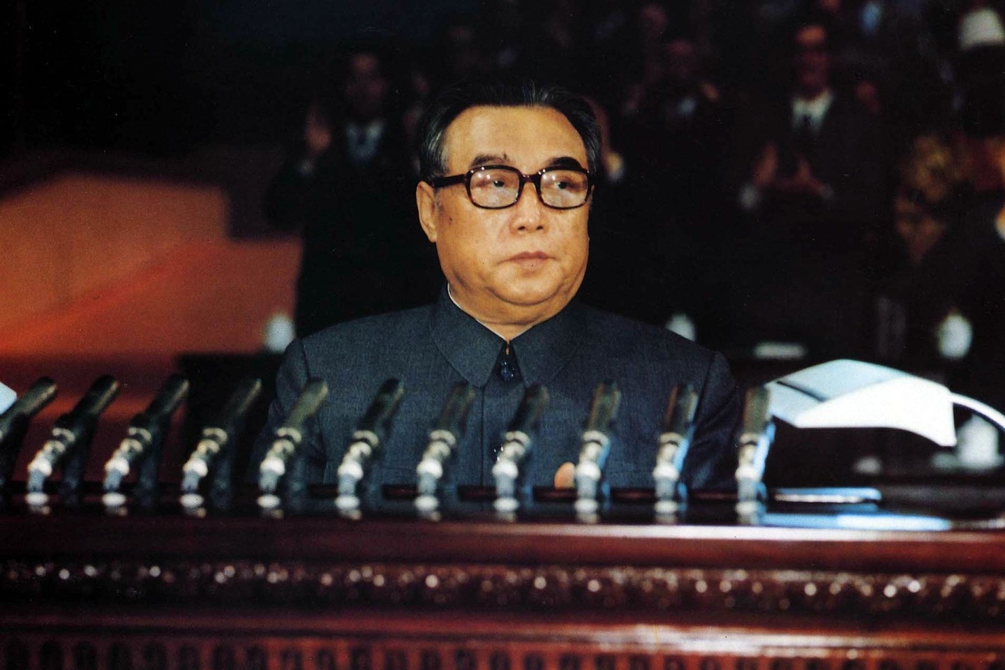 Tada jam vadovavao pirmasis Šiaurės Korėjos diktatorių dinastijos atstovas Kim Il-sungas.<br>AFP/“Scanpix“ nuotr.