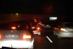 Sekmadienio vakare prie Vilniaus susidarė spūstys