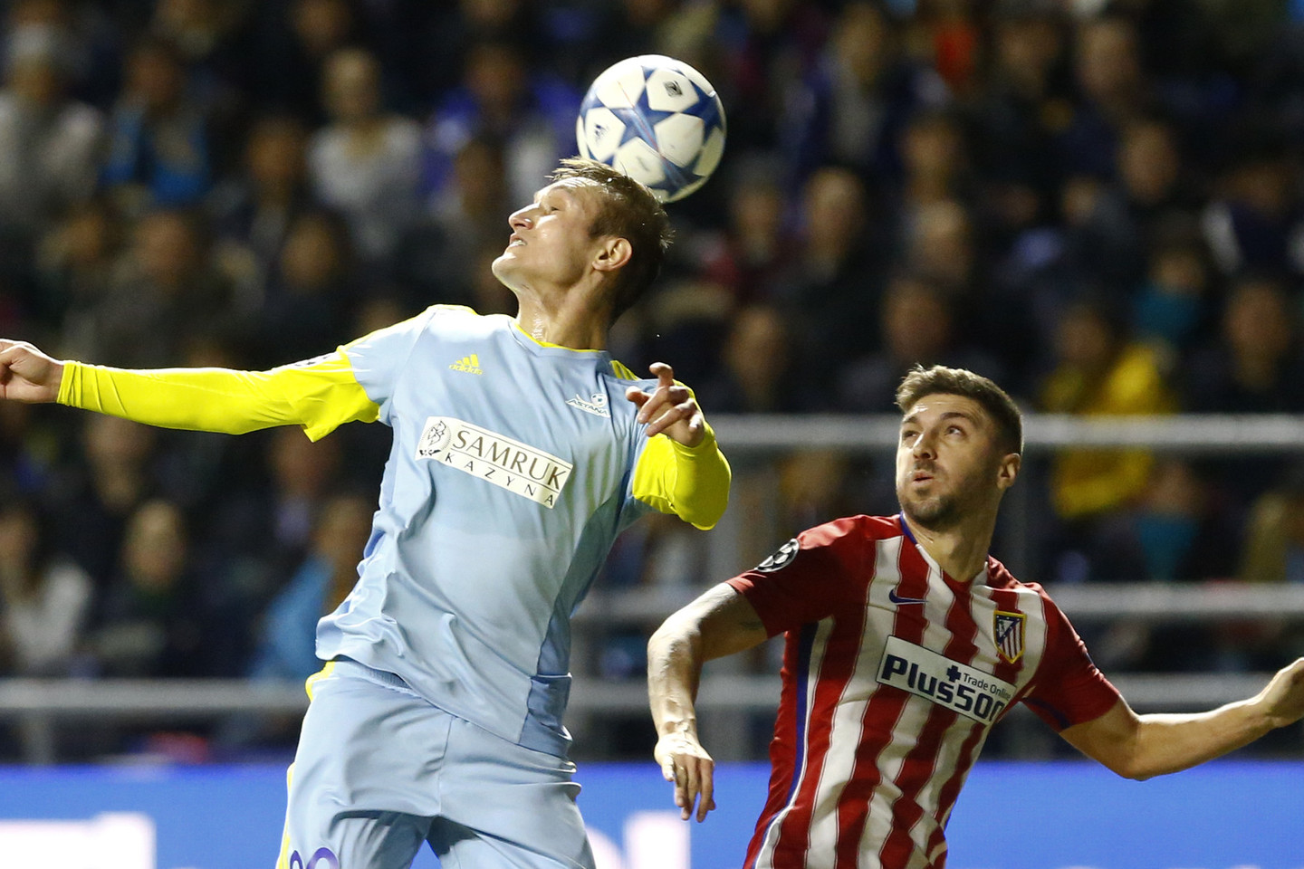 „Atletico“ ir „Astana“ mačas.<br>Reuters/Scanpix nuotr.