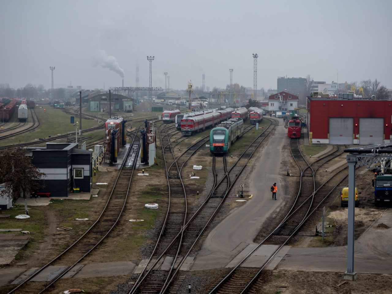 Vilniaus stoties aplinka.<br>V.Ščiavinsko nuotr.